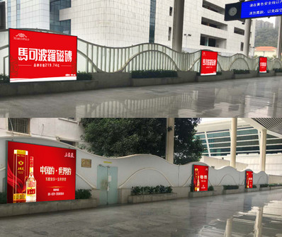 廈門站南、北一站臺燈箱廣告