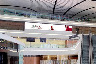 北京大興國際機(jī)場凌空地標(biāo)燈箱廣告