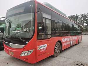 綠佳電動(dòng)車-鄭州公交車身廣告
